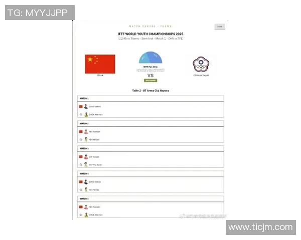 乒乓球世青赛参赛阵容正式公布各国选手期待精彩对决